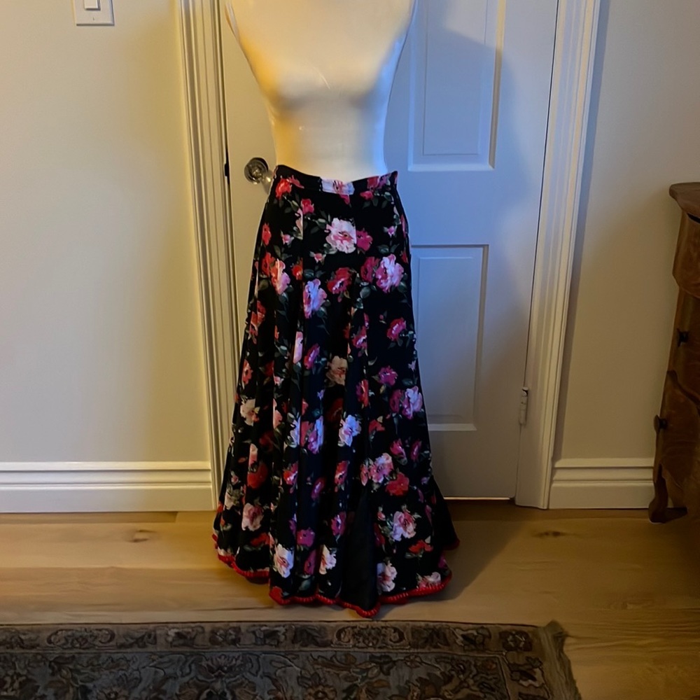 Flamenco or other dance practice skirt